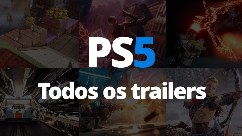 playstation 5 apresentação todos os trailers