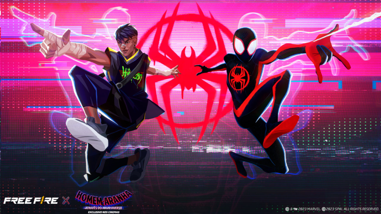 Homem aranha no FreeFire